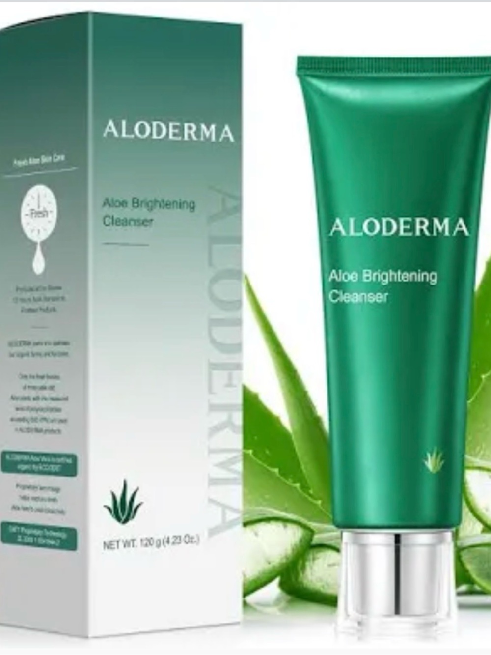 Aloe Brightening Facial Cleanser Aloderma 4.23oz